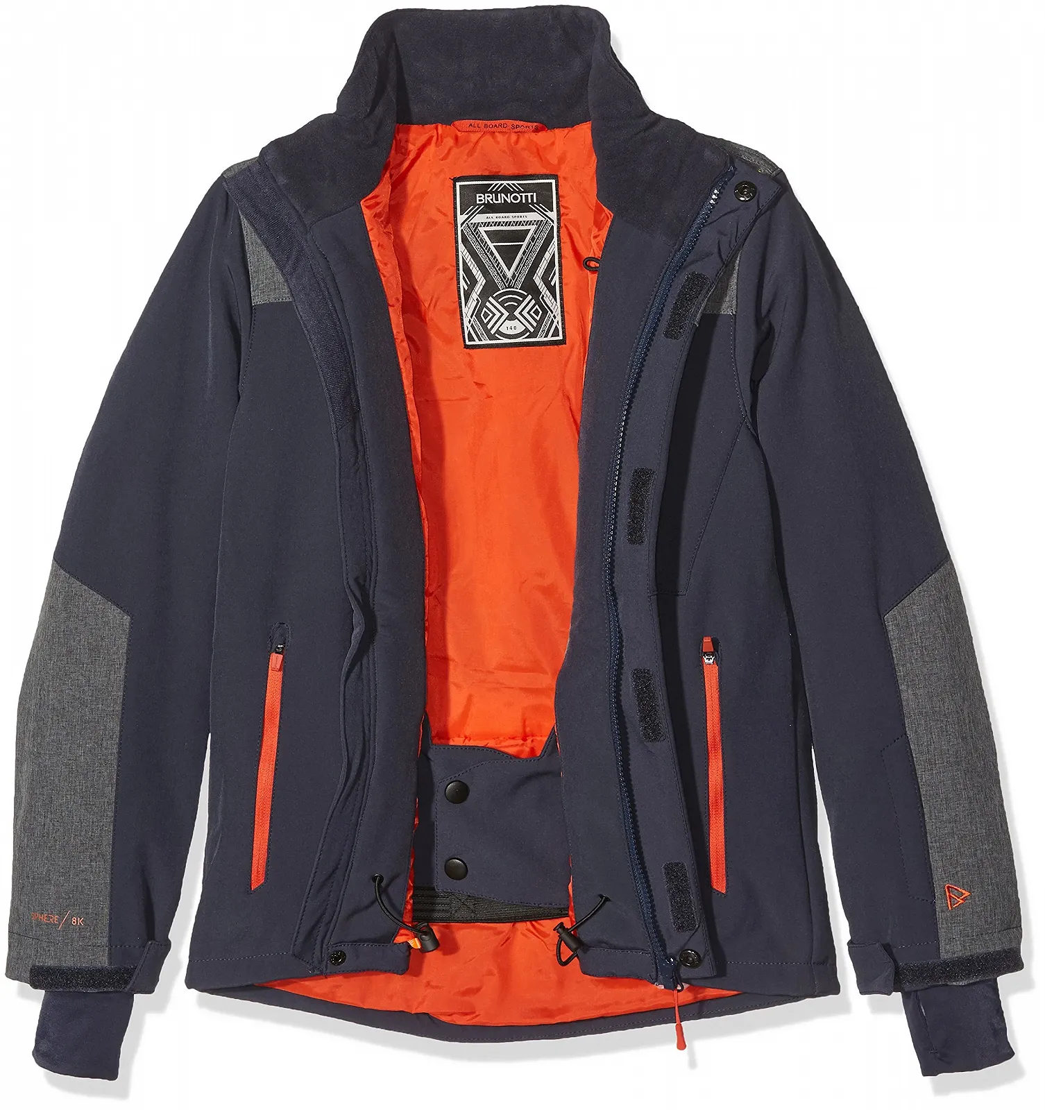 Куртка Softshell Brunotti Twintip Jr для хлопчиків, фото №4