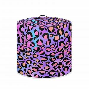 Чехол для плиты ZIATUBLES Purple Leopard Print Slow Cooker с карманом для аксессуаров 3 кварт - Фото 1