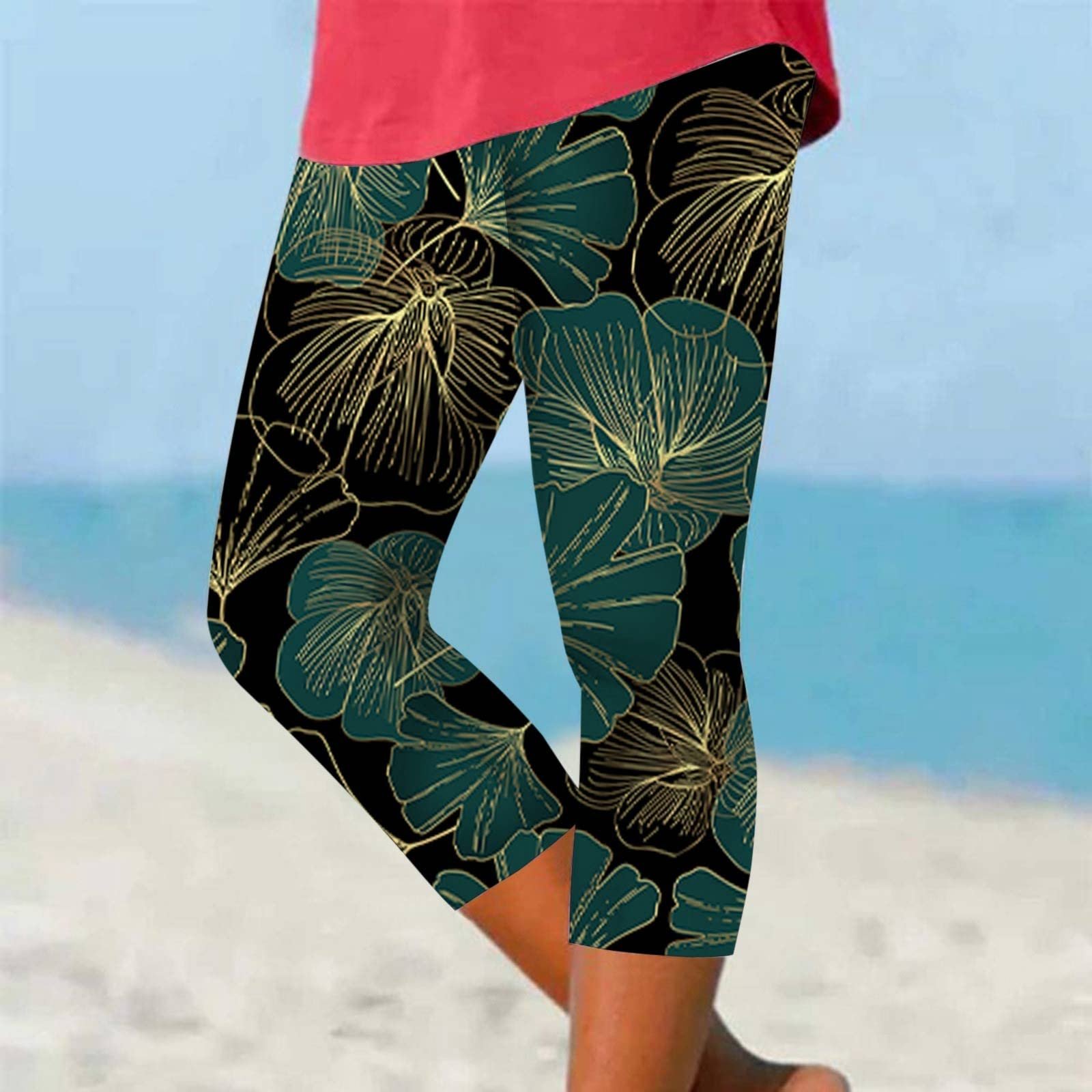 Шорты Capri 3/4 Женские Спортивные Эластичные, фото №2