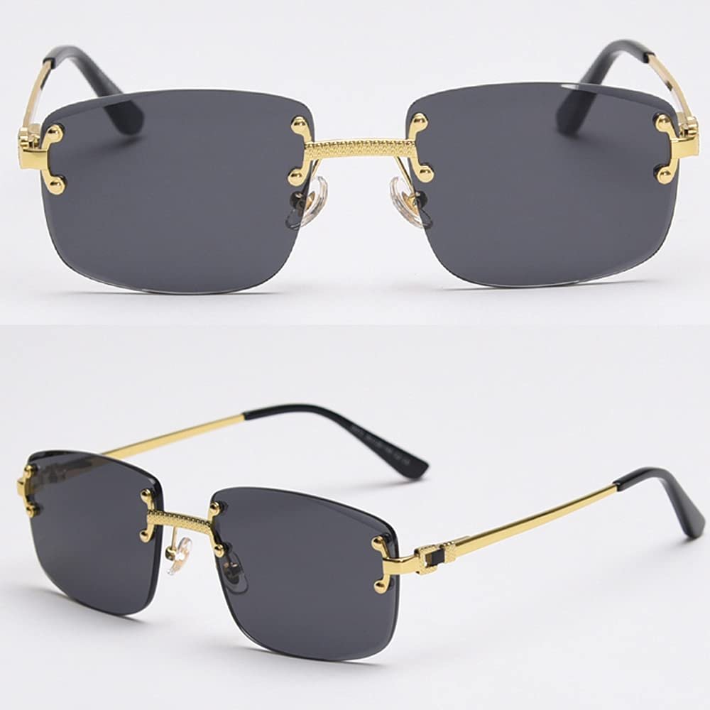 Безрамкові сонцезахисні окуляри Kachawoo Квадратні Кольоровий градієнт Вінтажні Ретро, фото №5 Безрамкові сонцезахисні окуляри Kachawoo Квадратні Кольоровий градієнт Вінтажні Ретро, фото №5