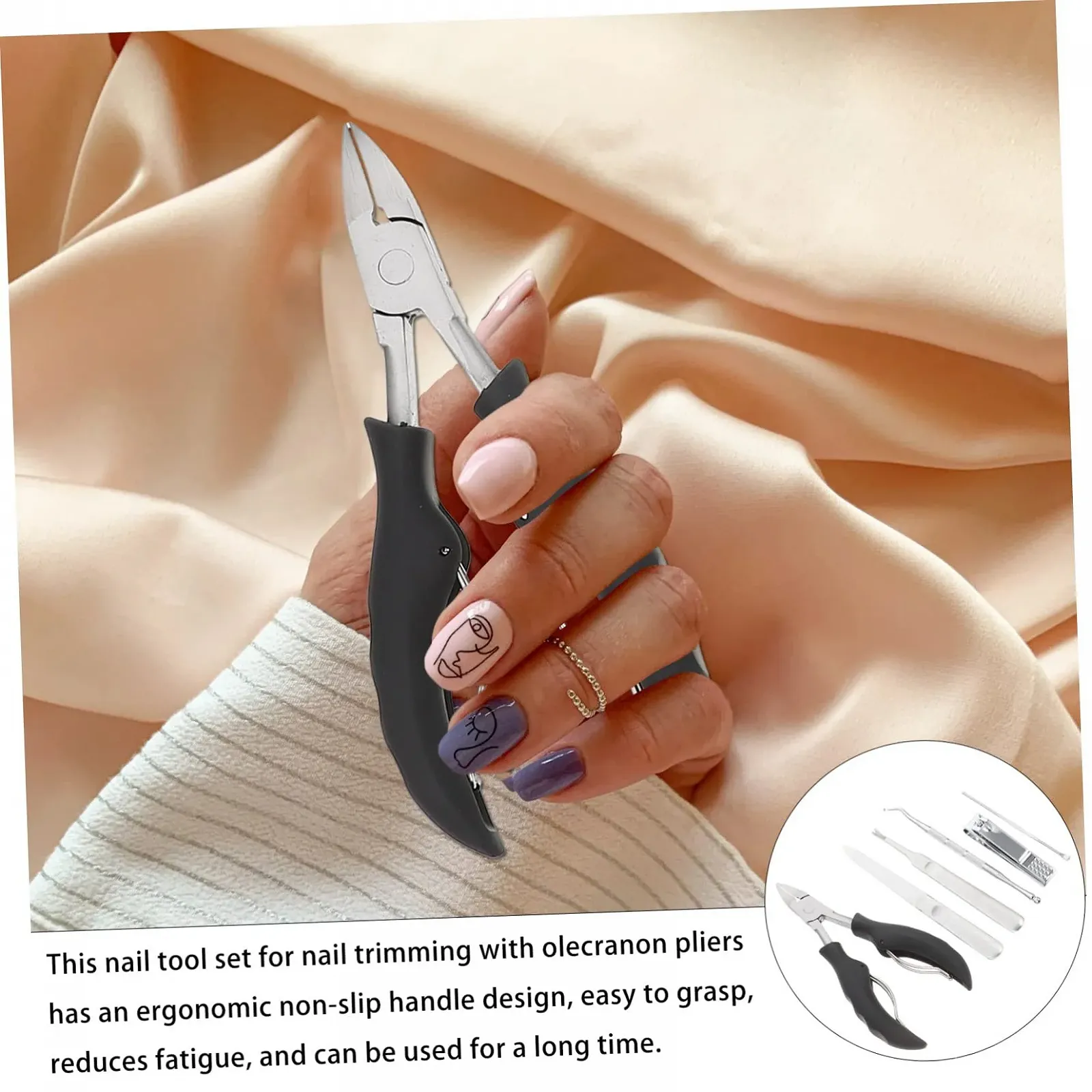 Набор для маникюра и педикюра WRITWAA 7 шт., фото №2 Набор для маникюра и педикюра WRITWAA 7 шт., фото №2