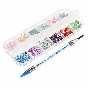 Прикраси minkissy з пласкими стразами, перлинами - Фото 1