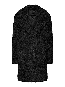 Пальто Teddy VERO MODA Vmkylie Boo Коротка - Фото 1