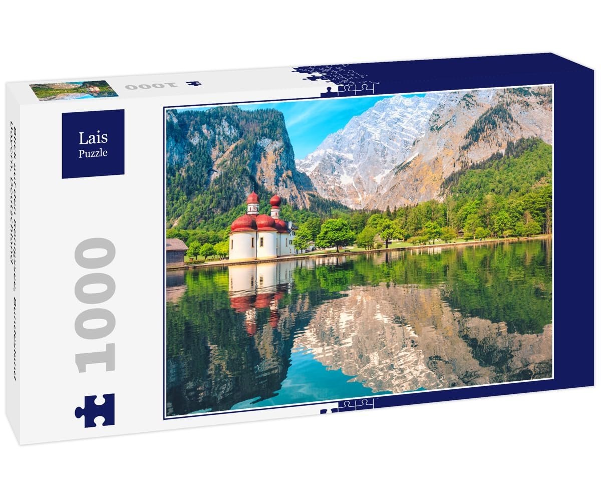 Пазл Lais Puzzle View of the Königssee, State of Bavaria, Germany 1000 деталей, фото №1 Пазл Lais Puzzle View of the Königssee, State of Bavaria, Germany 1000 деталей, фото №1