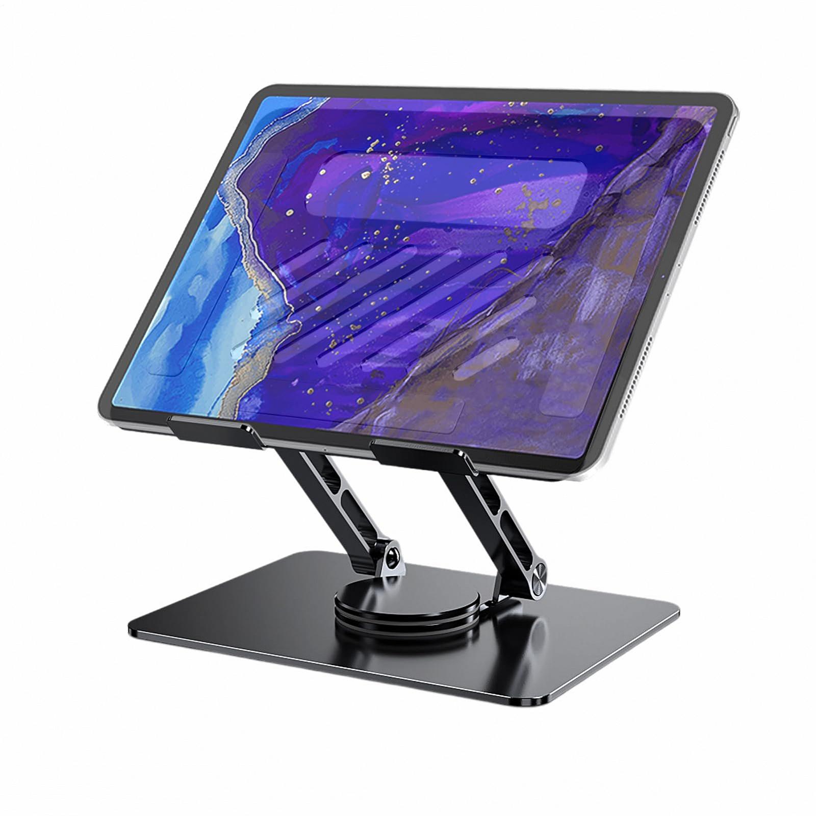 Регульована Підставка для Ноутбука/Планшета Ергономічна Складна Компактна Поворотна на 360 градусів для Роботи в Офісі Вдома Подорожей Навчання, фото №7