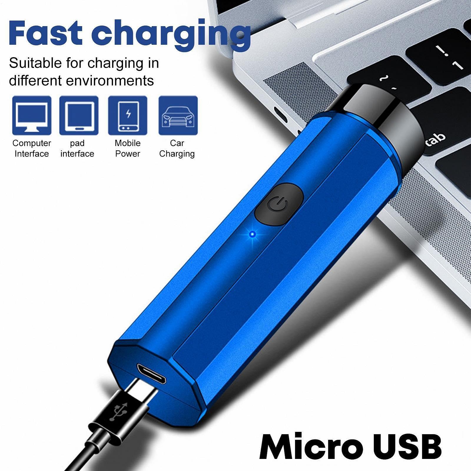 Электробритва ABS 5 дюймов USB Компактная роторная, фото №5