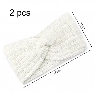 Вязаная повязка на голову Женская Зимняя synthetic.ua - Фото 1