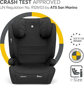 Дитяче автокрісло KikkaBoo i-AID i-Size / 100-150 см / Чорне ціна на synthetic.ua - Фото 1 Дитяче автокрісло KikkaBoo i-AID i-Size / 100-150 см / Чорне synthetic.ua - Фото 1