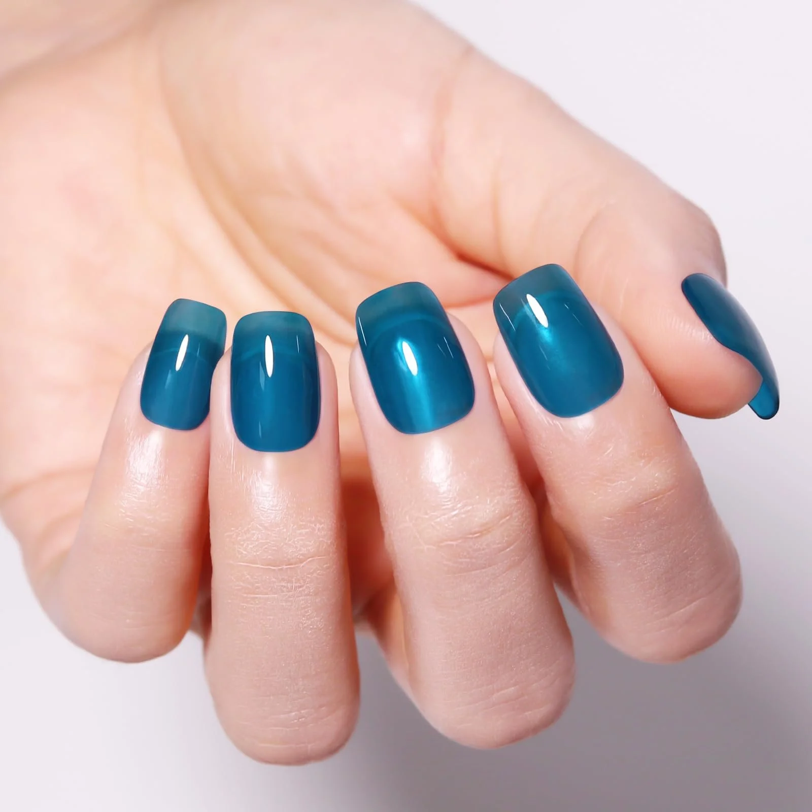 Гель-лак Imtiti Jelly Блакитний 15 мл, фото №2