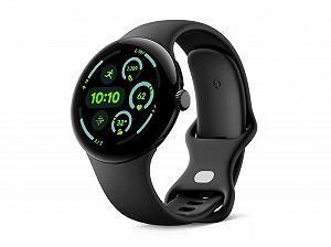 Смарт-годинник Google Pixel Watch 3 (45 мм) Matte Black Aluminium Case, Obsidian Band, Wi-Fi - Фото 1