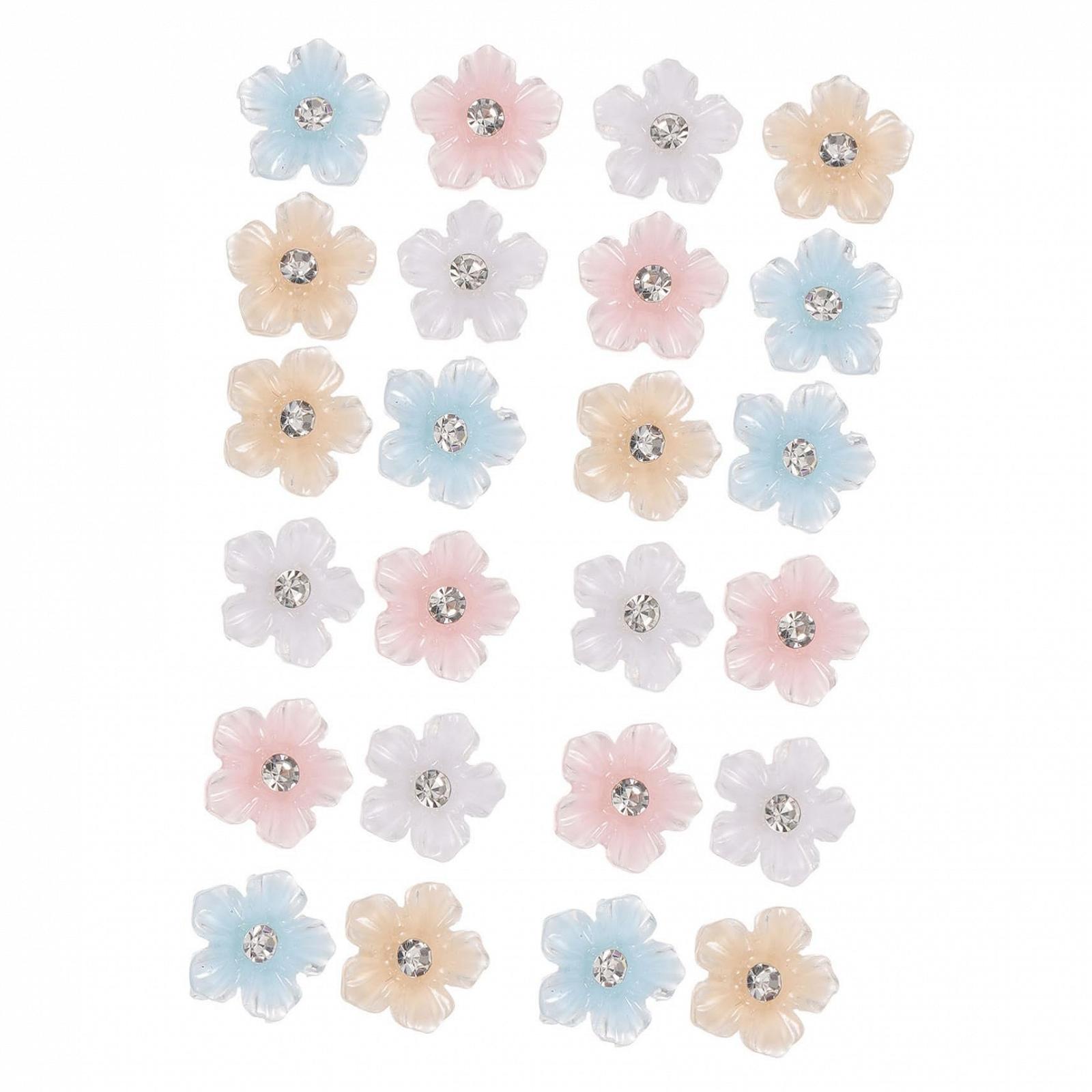 Украшения для ногтей Цветок 3D, 5 шт, фото №5