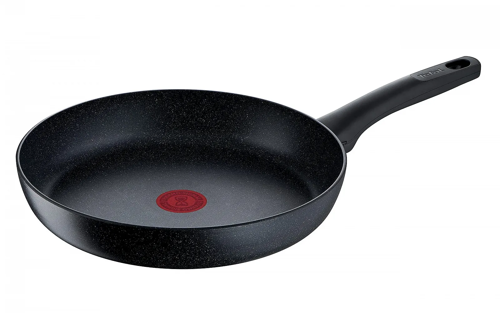 Сковорідка-вок Tefal Black Stone 28 см Антипригарне покриття Mineralia+ Індукція для здорового приготування їжі Ефект каменю Чорний G28106, фото №1