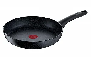 Купити Сковорідка-вок Tefal Black Stone 28 см Антипригарне покриття Mineralia+ Індукція для здорового приготування їжі Ефект каменю Чорний G28106 - Фото 1 Сковорідка-вок Tefal Black Stone 28 см Антипригарне покриття Mineralia+ Індукція для здорового приготування їжі Ефект каменю Чорний G28106 - Фото 1