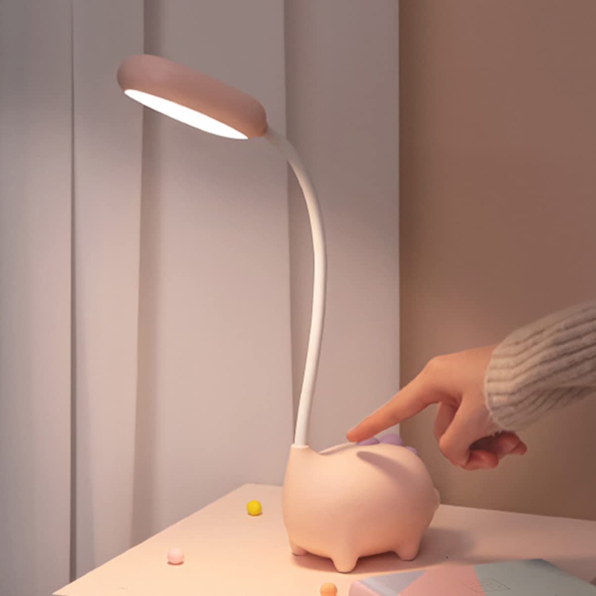 Набір OSALADI з 3 Малих Настільних Ламп USB Заряджання Світло гнучка шия Світлодіодне Очне Лампа ABS динозавр, фото №7 Набір OSALADI з 3 Малих Настільних Ламп USB Заряджання Світло гнучка шия Світлодіодне Очне Лампа ABS динозавр, фото №7