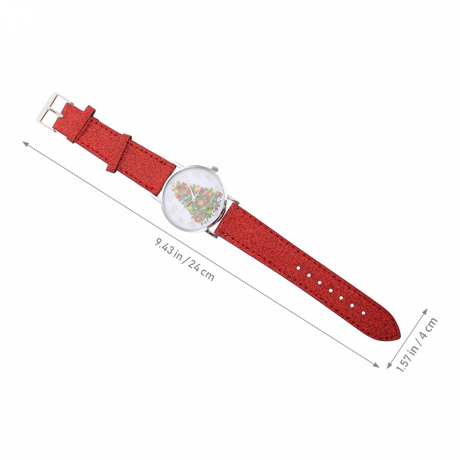 Женские часы Healvian с рождественским узором, фото №3 Женские часы Healvian с рождественским узором, фото №3