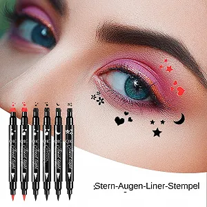 Підводка Veeteah Подвійний Eyeliner-Stifte Чорний synthetic.ua - Фото 1