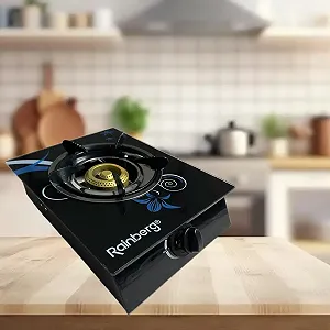 Газовая плита таганок Rainberg RB-2230 на 1 конфорку в стиле High-tech synthetic.ua - Фото 1