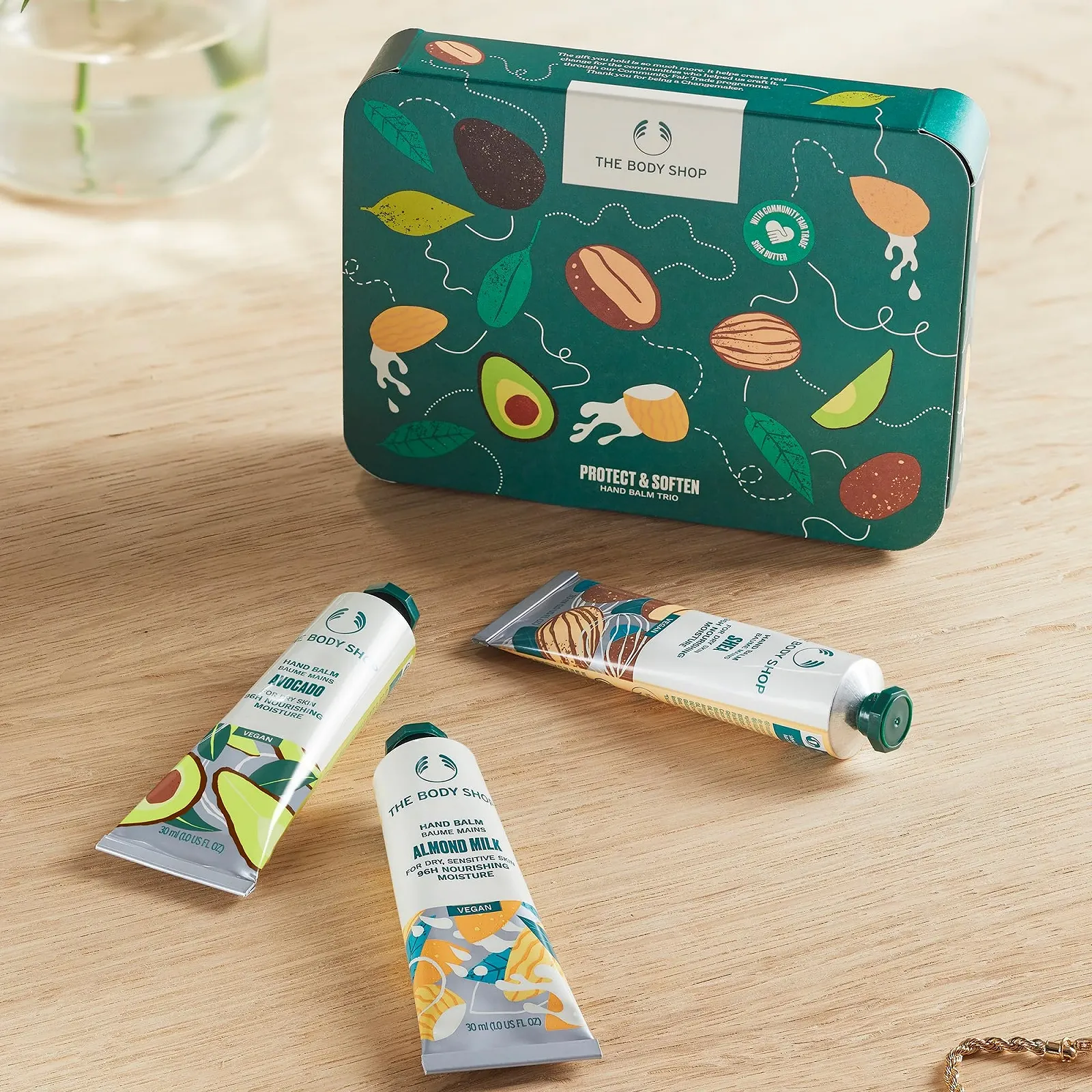 Набір бальзамів для рук The Bodz Shop Protect & Soft - Trio, фото №2 Набір бальзамів для рук The Bodz Shop Protect & Soft - Trio, фото №2