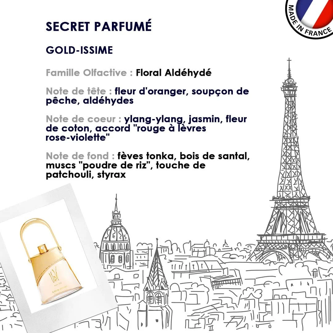 Парфюм Eau De Parfum Urlic De Varens UDV Pour Elle Gold 30 мл, фото №4 Парфюм Eau De Parfum Urlic De Varens UDV Pour Elle Gold 30 мл, фото №4