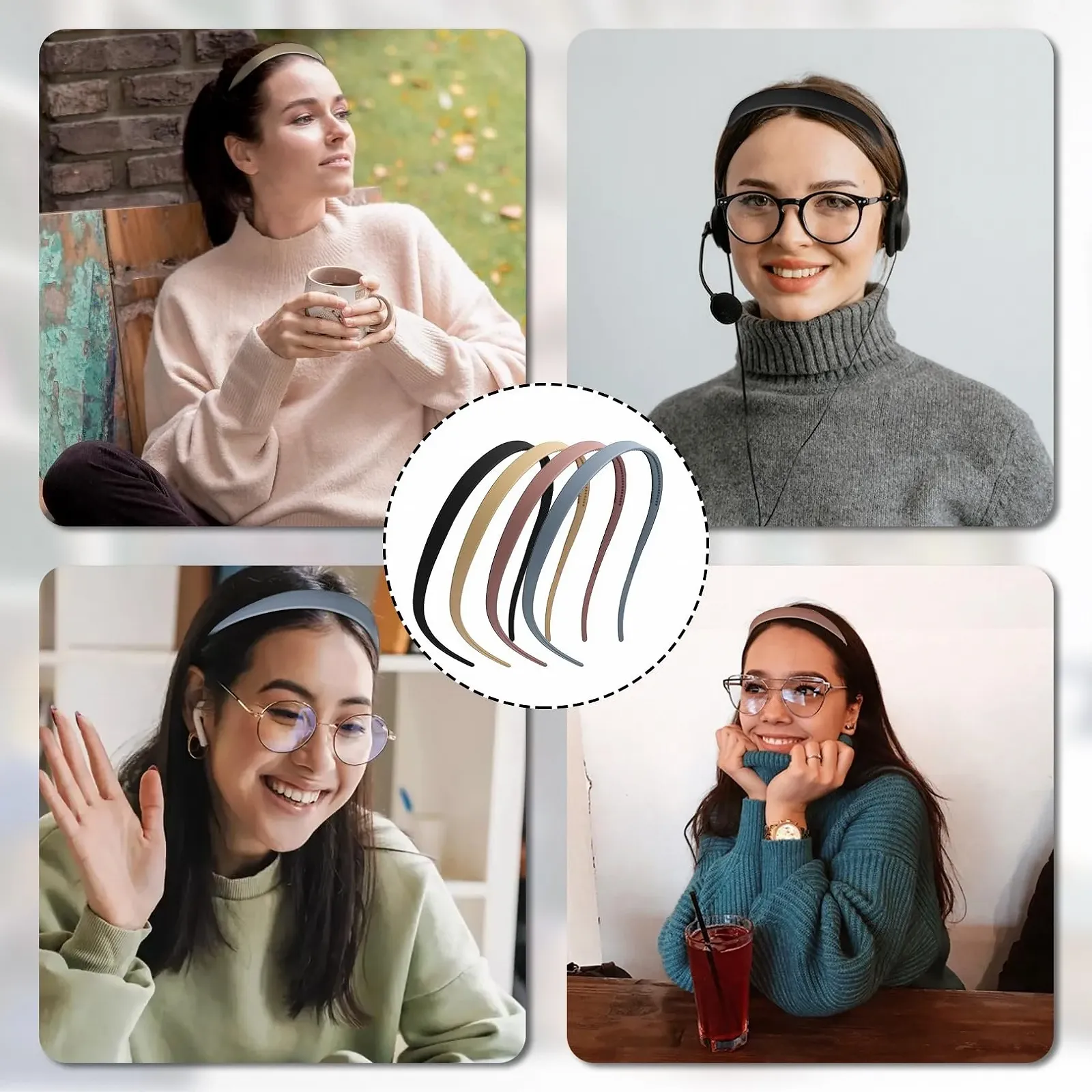 Набір жіночих обручів для волосся, фото №7