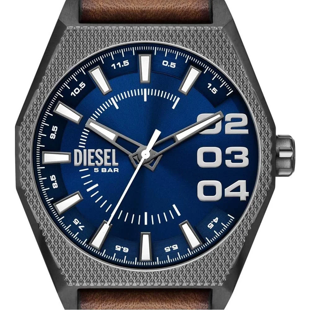 Годинник Diesel Scraper Чоловічий, кварцовий механізм з трьома стрілками та датою, фото №4 Годинник Diesel Scraper Чоловічий, кварцовий механізм з трьома стрілками та датою, фото №4