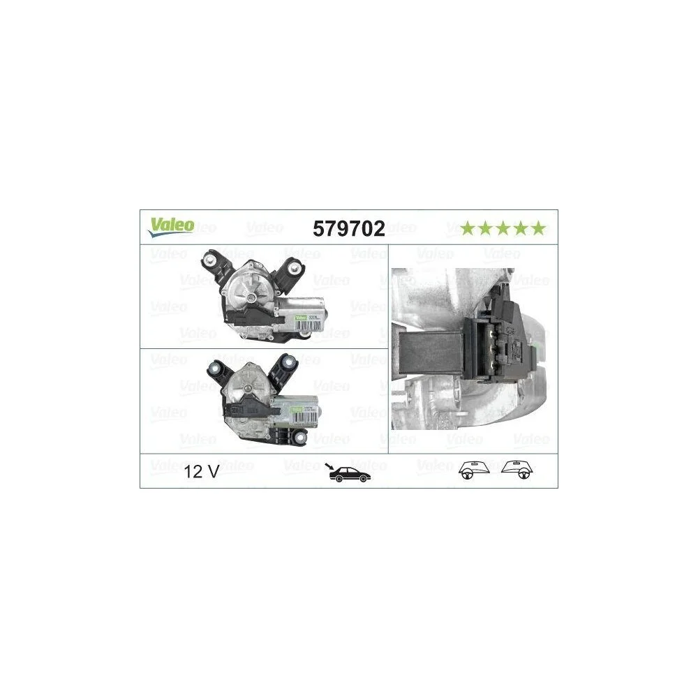 Мотор стеклоочистителя VALEO 579702 задний, фото №1