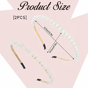 Обруч Стразы Имитация Жемчуга synthetic.ua - Фото 1