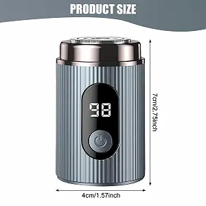 Міні-електробритва LED USB акумуляторна для вологого та сухого гоління synthetic.ua - Фото 1