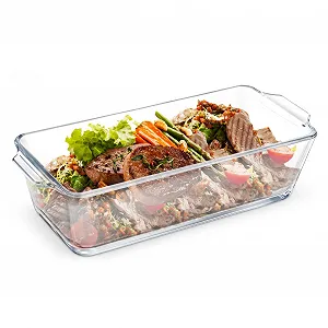 Форма для запекания Ipetboom Heat-Resistant Glass Multifunctional Family Size Прозрачная - Фото 1