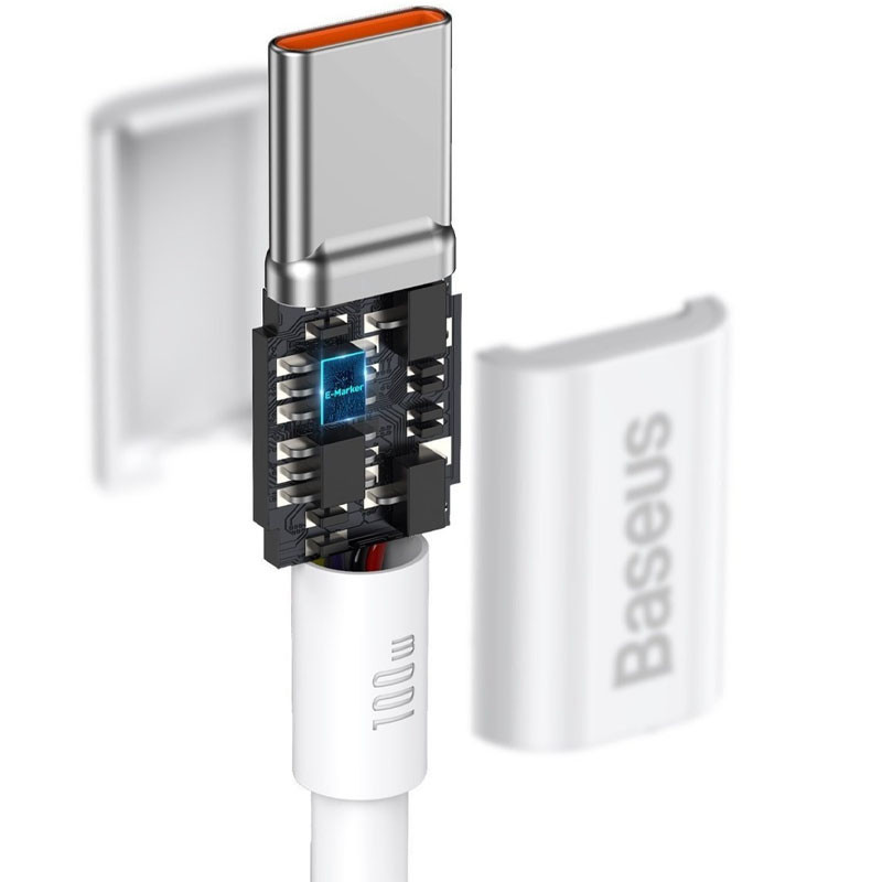 Дата кабель Baseus Superior Series Fast Charging Type-C to PD 100W 1m CATYS-B, фото №4