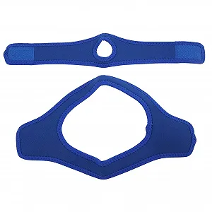 Ремінець проти хропіння Neoprene Хороша еластичність Зручна маска від апное сну Дихаючий дизайн Синій - Фото 1
