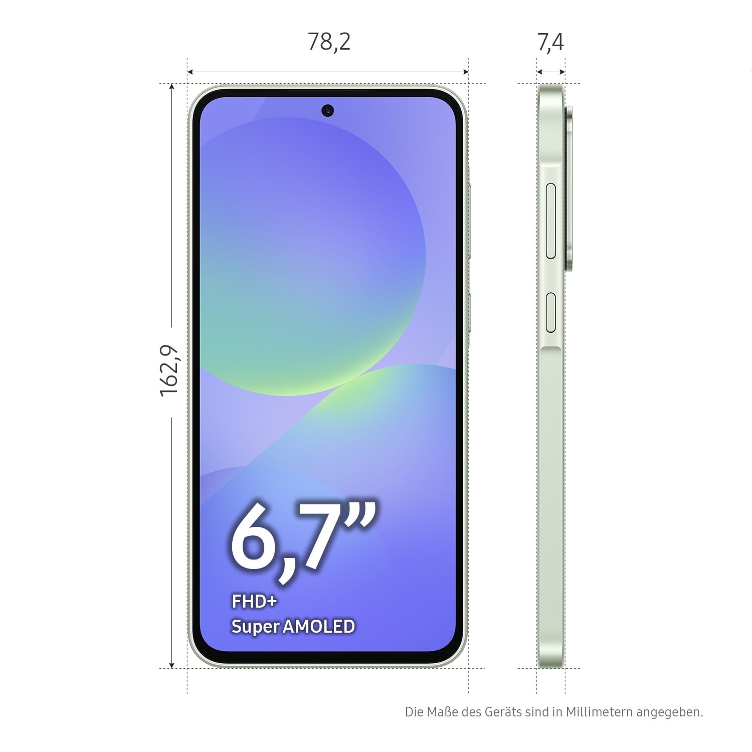 Смартфон Samsung Galaxy A36 5G AI 6 ГБ RAM 128 ГБ 50 Мп Потрясающий лайм, фото №7 Смартфон Samsung Galaxy A36 5G AI 6 ГБ RAM 128 ГБ 50 Мп Потрясающий лайм, фото №7