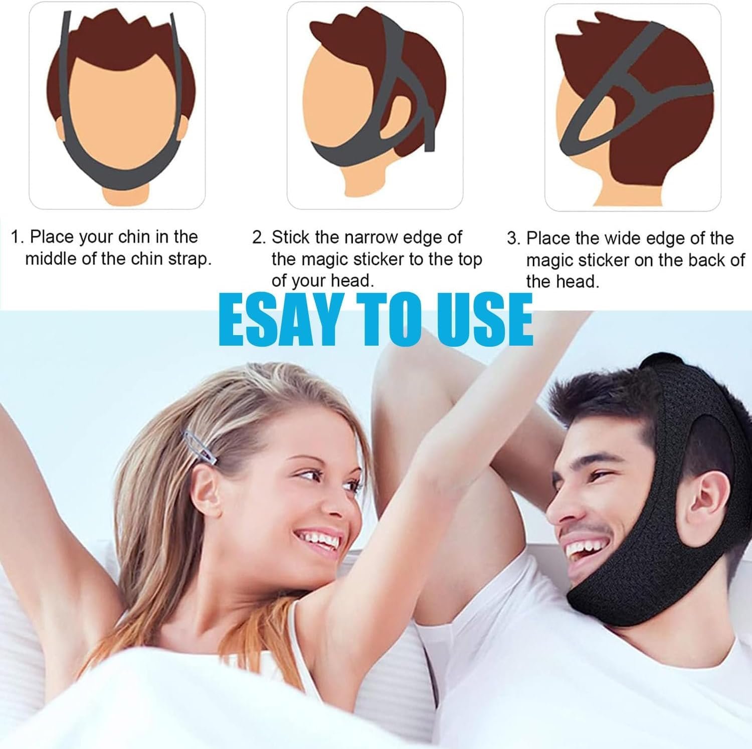 Ремінець проти хропіння на підборіддя, фото №7 Ремінець проти хропіння на підборіддя, фото №7