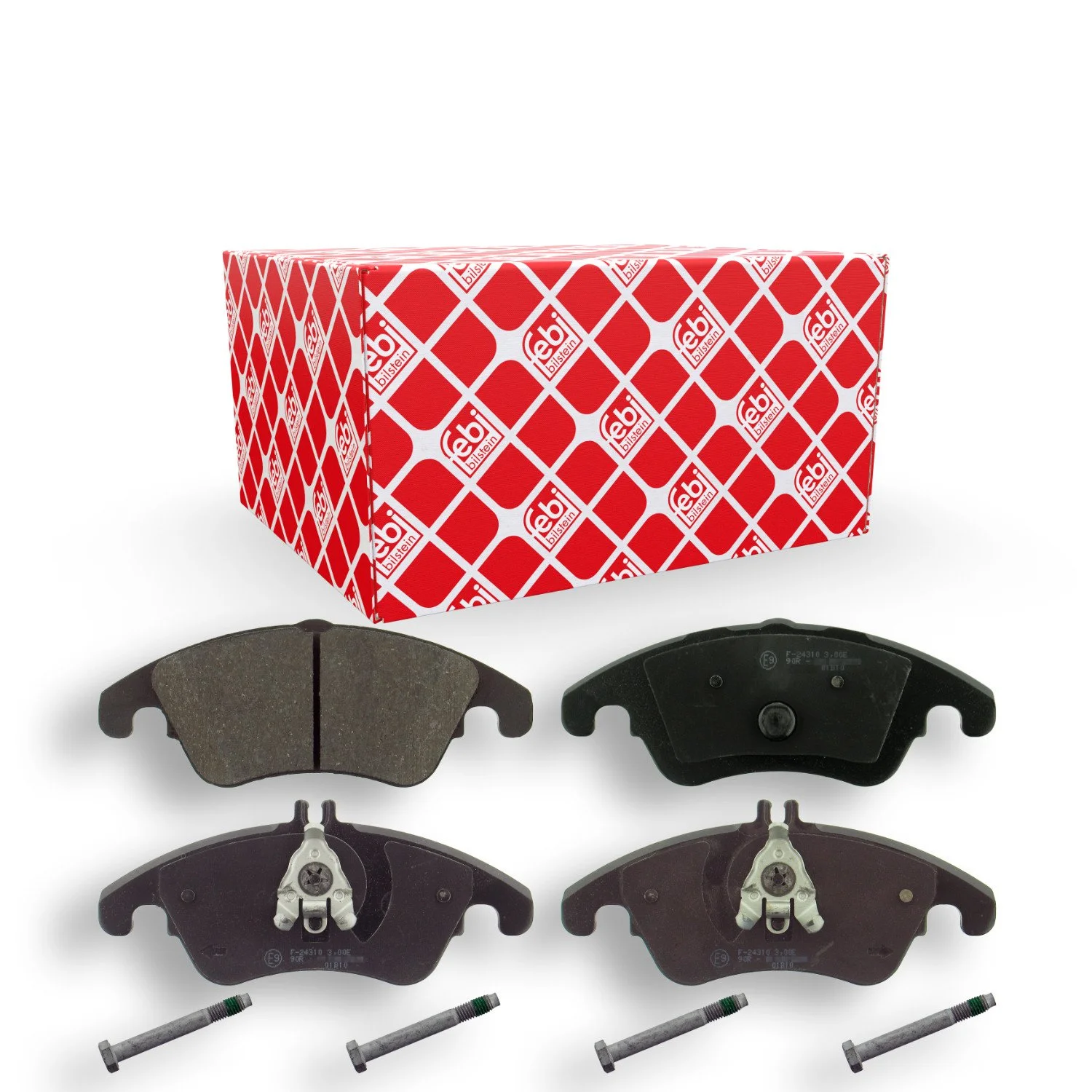 Комплект тормозных колодок, дисковый тормоз FEBI BILSTEIN 16777 для MERCEDES-BENZ, фото №1
