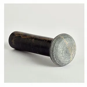 Ручна ступка з товкачиком для подрібнення часнику, зерна тощо Міцна мармурова конструкція synthetic.ua - Фото 1