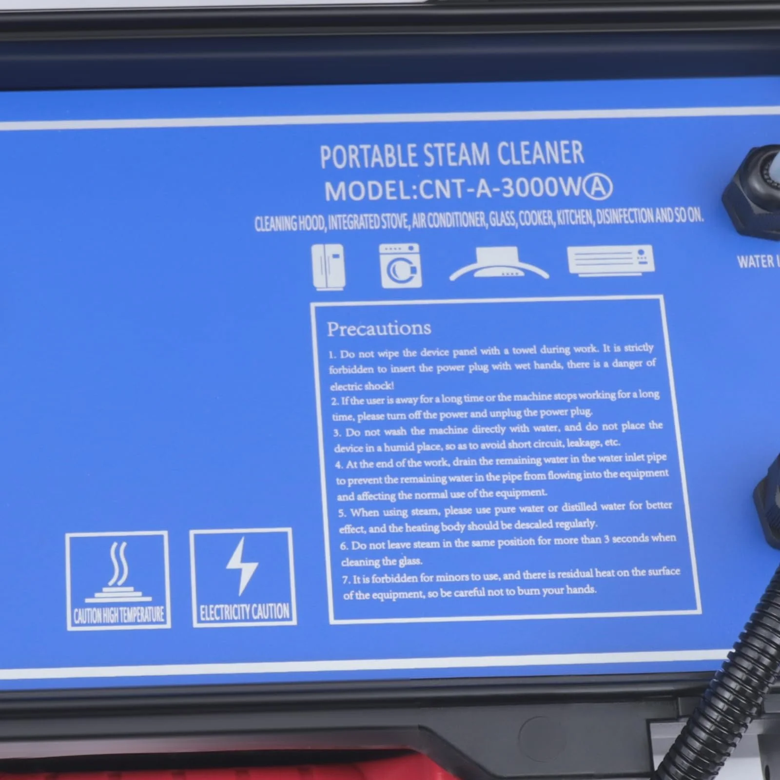 Пароочисник портативний 130°C для дому та авто, фото №8 Пароочисник портативний 130°C для дому та авто, фото №8