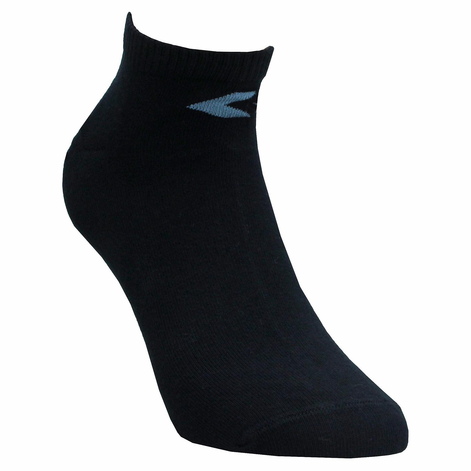 Носки Converse Низкие 3 пары - до щиколотки - гладкий шов на пальцах - хлопок - Унисекс Черный, 35-38, фото №4