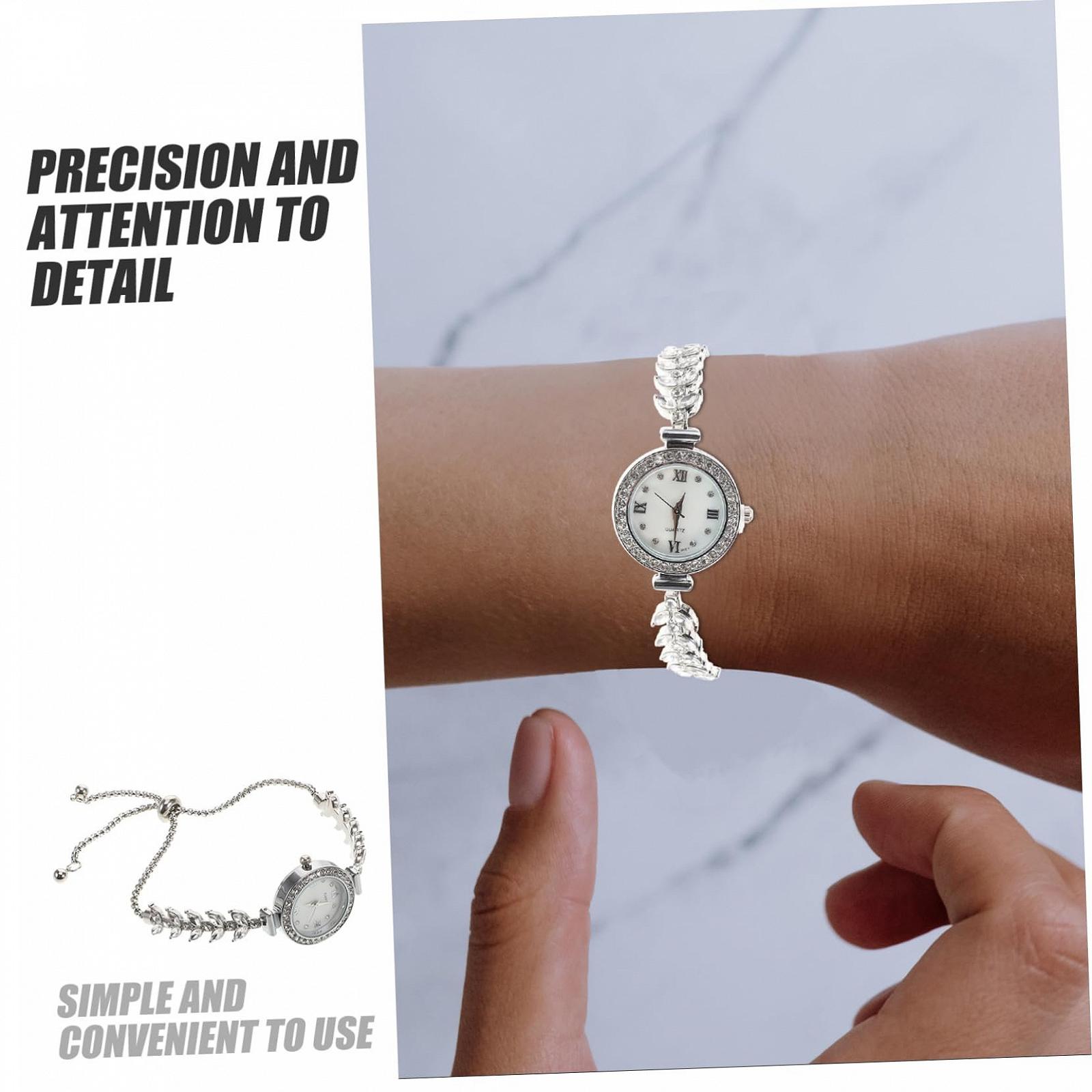 Женские часы-браслет с бриллиантами Beaupretty, водонепроницаемые, серебристые, кварцевые, фото №7 Женские часы-браслет с бриллиантами Beaupretty, водонепроницаемые, серебристые, кварцевые, фото №7