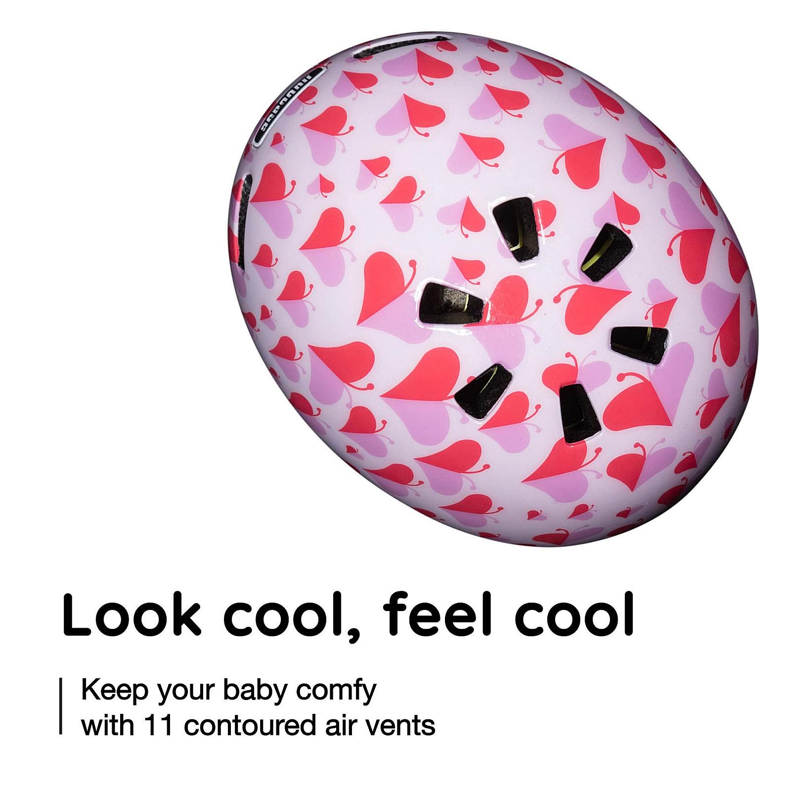 Велосипедний шолом Nutcase Baby Nutty Серії Gloss BNUTGL-100 Дитячий XXS 47-50 см Love Bug, фото №5