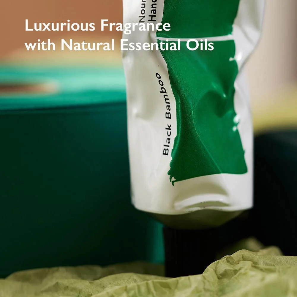 Крем для рук і нігтів Haruharu Wonder Black Bamboo Nourishing Calming 50 мл Веганський, EEC Green, Cruelty-Free, фото №4