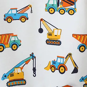 Дитячий світшот з довгими рукавами, мультяшним екскаватором та трактором ціна на synthetic.ua - Фото 1 Дитячий світшот з довгими рукавами, мультяшним екскаватором та трактором synthetic.ua - Фото 1