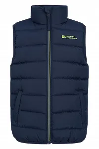 Дитячий утеплений водонепроникний жилет Mountain Warehouse Rocko з двома передніми кишенями - Фото 1