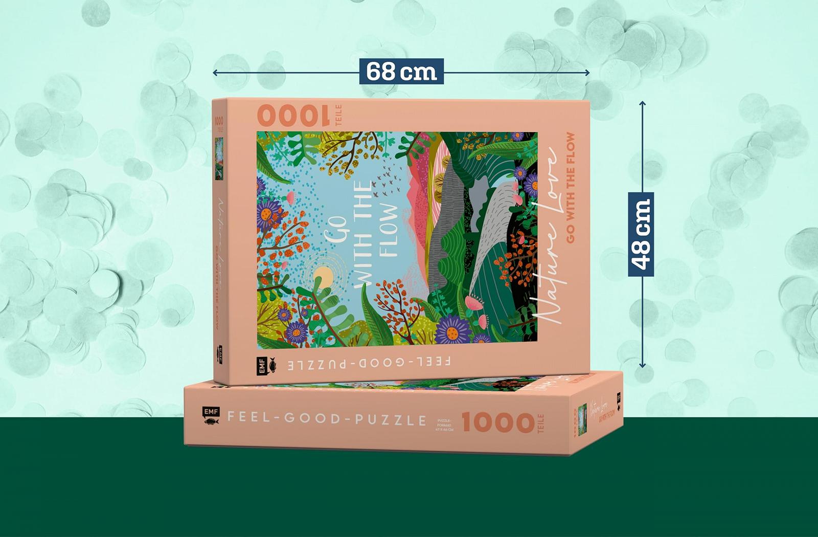 Пазл Feel-Good-Puzzle Nature Love Go with The Flow 1000 елементів, фото №3