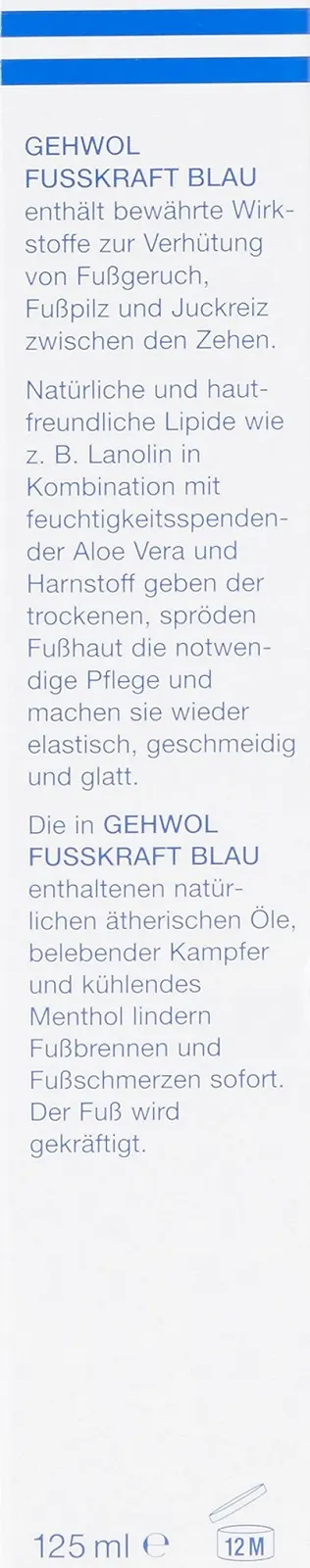 Крем для ног Gehwol Blue в тубе, 125 мл, фото №8