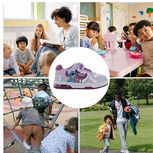 Кроссовки Leomil Lilo & Stitch Для девочек, с подсветкой synthetic.ua - Фото 1