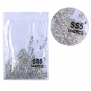 Стрази Кристалічні 1440 шт. Круглі Мікс - Фото 1