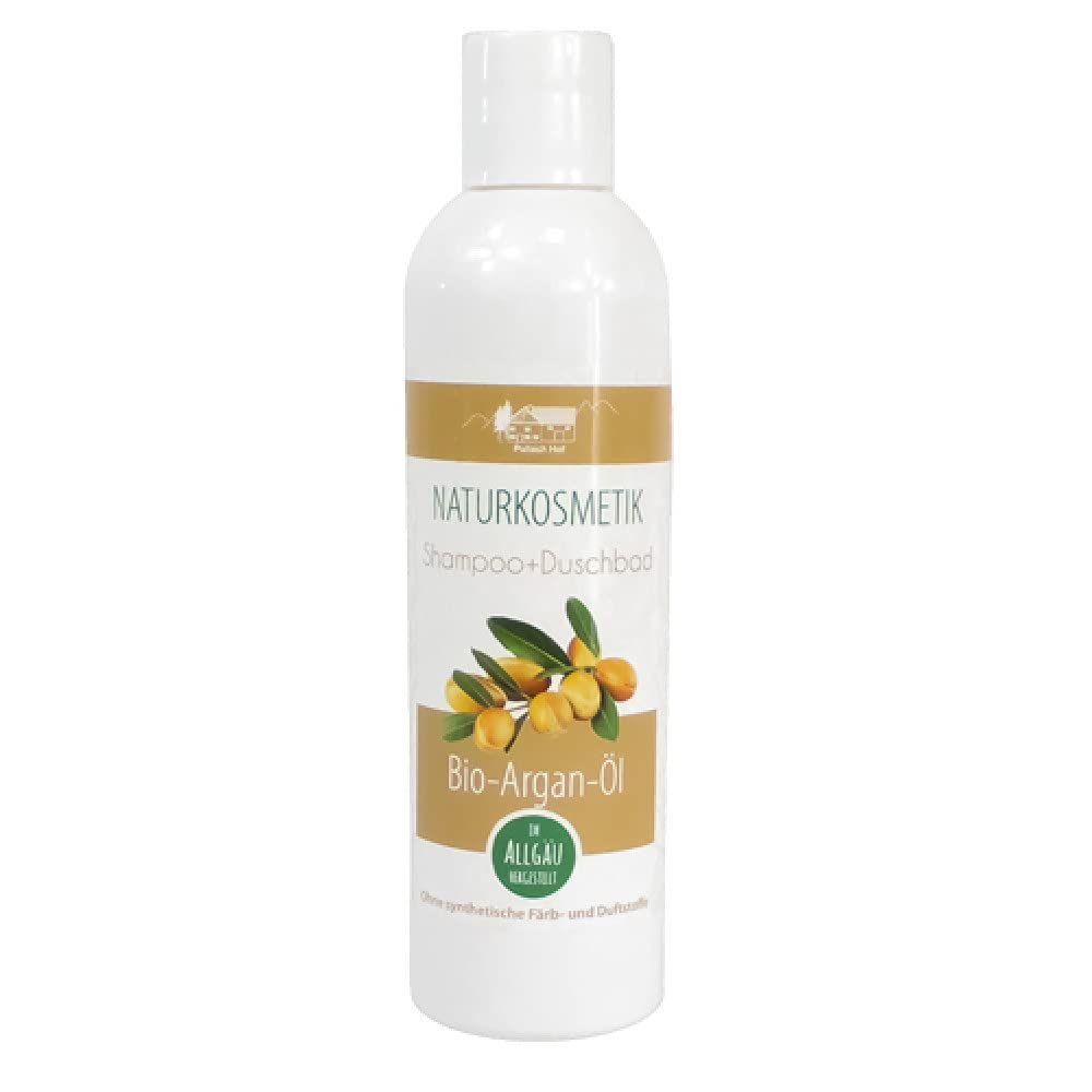 Шампунь-гель для душа Organic Argan Oil Pullach Hof Naturkosmetik 250 мл, фото №1