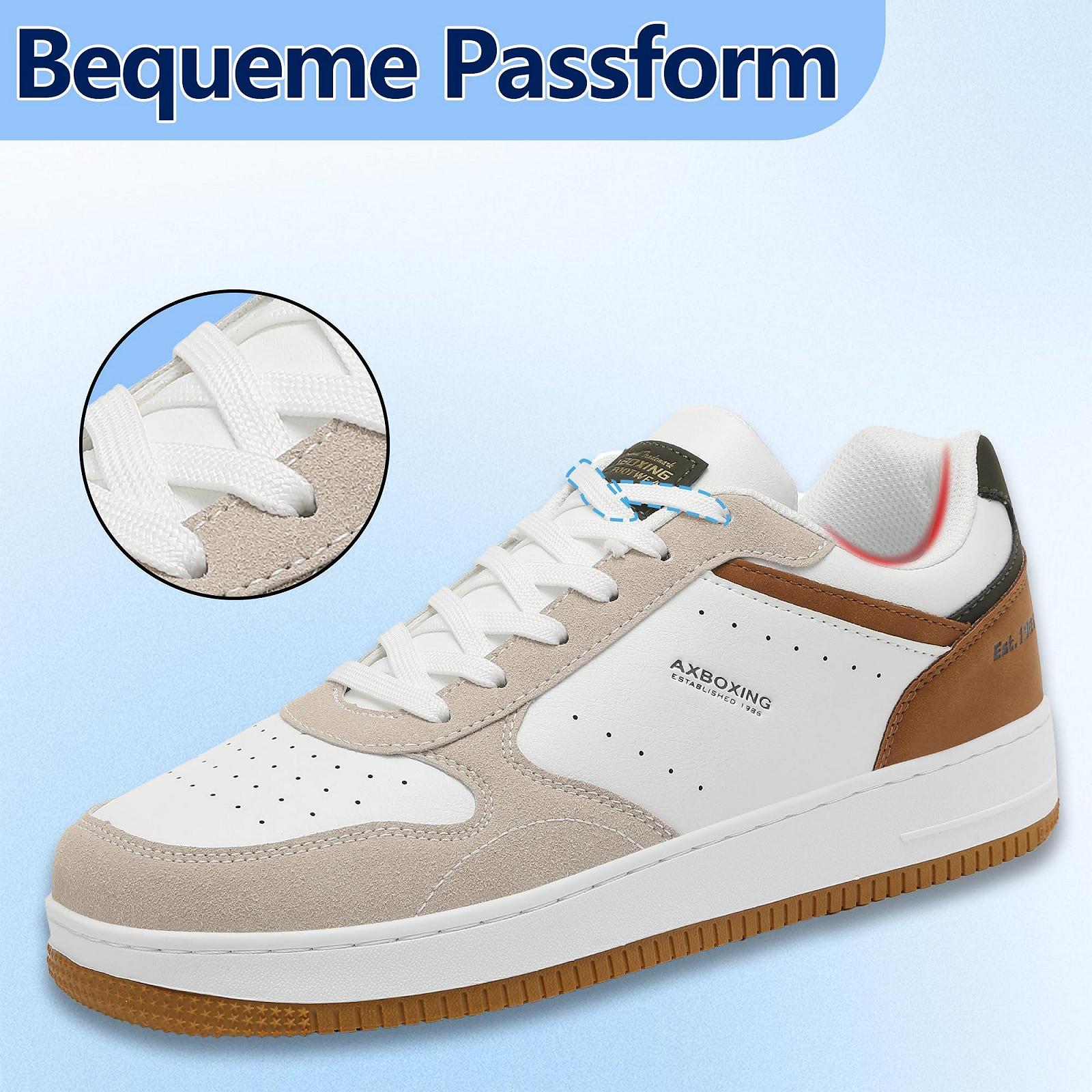 Кросівки AX BOXING Чоловічі Модні Чоловічі Кросівки Повсякденні Кросівки Дихаючі Легкі EU, фото №4