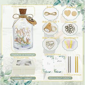 Светодиодная бутылка Joellfuner для свадьбы, денежные подарки, Loving synthetic.ua - Фото 1