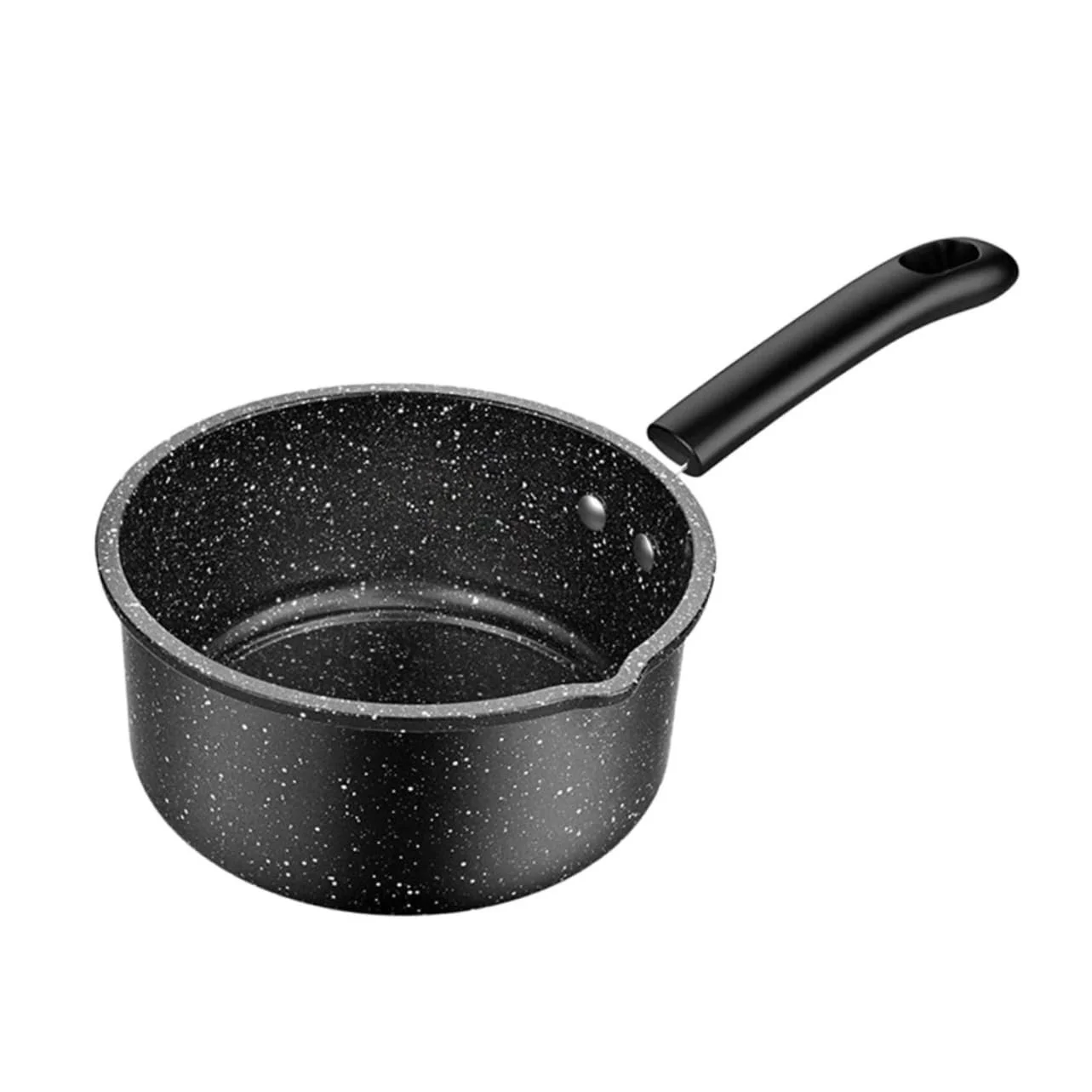 Ковш антипригарный для молока супа и пасты с отверстием для подвешивания, фото №1